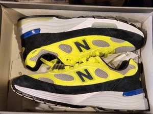 New Balance 992 Made in USA Black Volt MENS SIZE US-10 M992AF SOLD AS IS - Picture 1 of 15