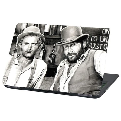 Laptop Folie Aufkleber Sticker 13"-17"Zoll Skin Vinyl Notebook LP46 Bud Spencer - Bild 1 von 4