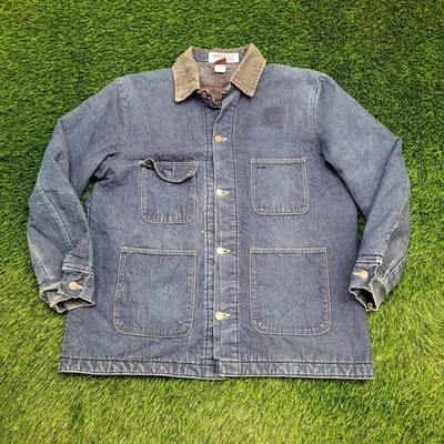 Jaqueta de trabalho vintage anos 80 Big-Ben grande 24x30 forrada com cobertor EUA - Imagem 1 de 4