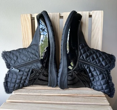 Totes Bella Impermeable Invierno Negro Mujer’s Botas Forradas de Piel al Tobillo Talla 8 Foto 1 de 4