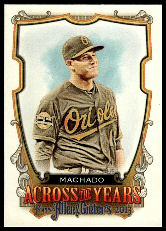 2013 Topps Allen & Ginter #ATY-MM Manny Machado Across the Years - Image 1 of 2