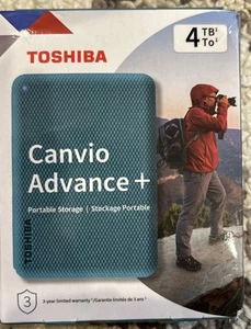 Toshiba Canvio Advance 4TB Portable External Hard Drive USB 3.0, Green 🔥 - Photo 1/4