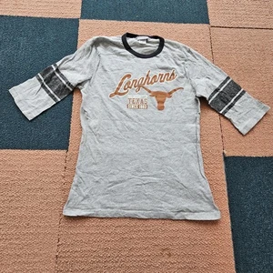 T-shirt donna Longhorns University Texas Juniors 3/4 Large Jones & Mitchell Y3a - Foto 1 di 8