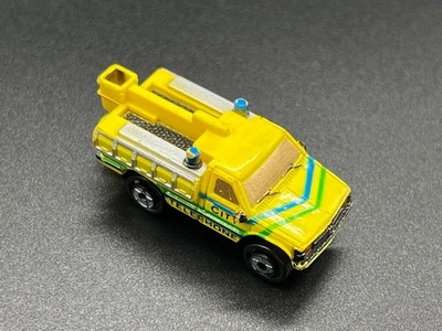 Micro Machines Vintage Galoob 1991 Super Micro Luces Vehículo Utilitario Amarillo Foto 1 de 4