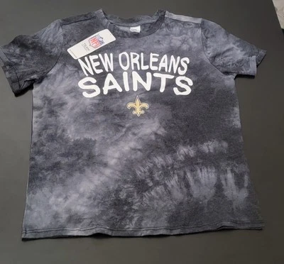 Ropa del equipo de la NFL Ropa de dormir New Orleans Saints Camiseta para mujer Pequeña Foto 1 de 4