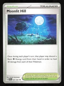 Moonlit Hill 081/091 Regular Near Mint Pokemon TCG S&V Paldean Fates PAF - Picture 1 of 1