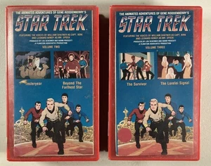 Star Trek Animated Vol. 2 & 3 • 2x VHS Set • Yesteryear, Survivor - Picture 1 of 2