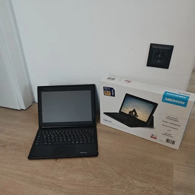 MEDION LIFETAB E10814 128GB, Wi-Fi + 4G (Ohne Simlock), 10 Zoll - Schwarz - Bild 1 von 4