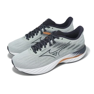 Mizuno Wave Inspire 21 Super Wide Grey Navy Men Road Running Shoes J1GC2545-53 - Picture 1 of 8
