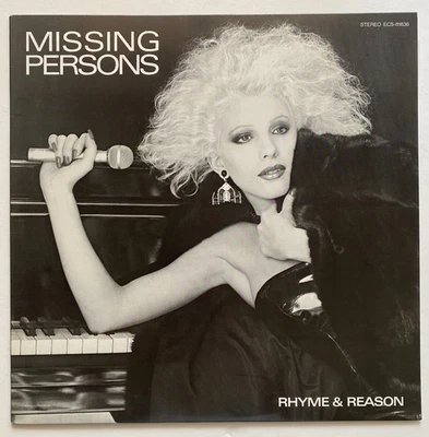 Missing Persons Rhyme & Reason 1984 LP rare Japanese Press Capitol ECS-81636 - Image 1 of 4