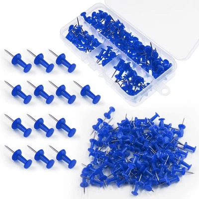 200Pcs Plastic Push Pins, Colored Map Thumb Tacks Decorative Craft Pushpins f... - Image 1 of 4