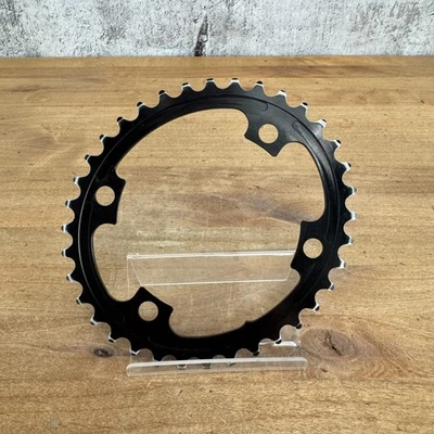 Corrente interna Absolute Black Premium oval 36t Shimano 4 parafusos 110 BCD 35g - Imagem 1 de 4