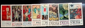 POLEN SC 1763-70 NH AUSGABE VON 1970 - KUNST - (CS25) - Bild 1 von 1