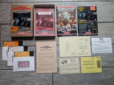 AD&D DEATH KNIGHTS OF KRYNN - Commodore 64 C64/128 - Great Shape!  SSI - Image 1 of 4