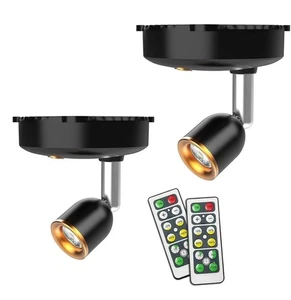 Wireless LED 4000K Spotlight, Battery Powered Picture Lights Uplighting Indoor - Picture 1 of 12
