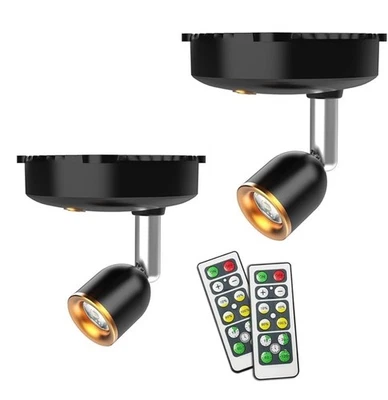 Wireless LED 4000K Spotlight, Battery Powered Picture Lights Uplighting Indoor - Image 1 of 4