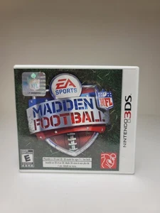 Madden NFL Football Nintendo 3DS Original Case & Manual Only - Picture 1 of 3