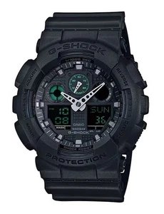 Casio G-SHOCK GA100MB-1A Herren XL 3-Augen Matt Schwarz Grün Analog-Digital Uhr - Bild 1 von 3