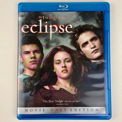 The Twilight Saga Eclipse Movie Only Edition Blu Ray Disc Foto 1 de 4