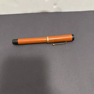 Fantastic Vintage Ingersoll Fountain Pen - Sheaffers 5-30 Nib 5 1/2 “ Orange - Picture 1 of 11