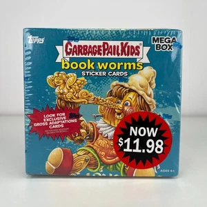Topps Garbage Pail Kids Book Worms Sticker GPK 2022 Cards Mega Box New Sealed - Picture 1 of 6