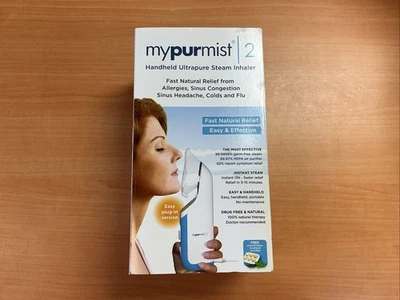 NEW Open box Mypurmist Free Cordless Ultrapure Steam Inhaler / Humidifier - Image 1 of 4