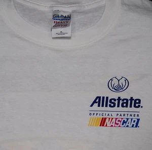 Nascar Brickyard 400 Allstate Event Logo  T-Shirt White 2006 New XL - Picture 1 of 2