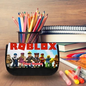 Roblox Personalised Black Pencil Case / Vanity Case -Add Name-PCB 1009 - Picture 1 of 1