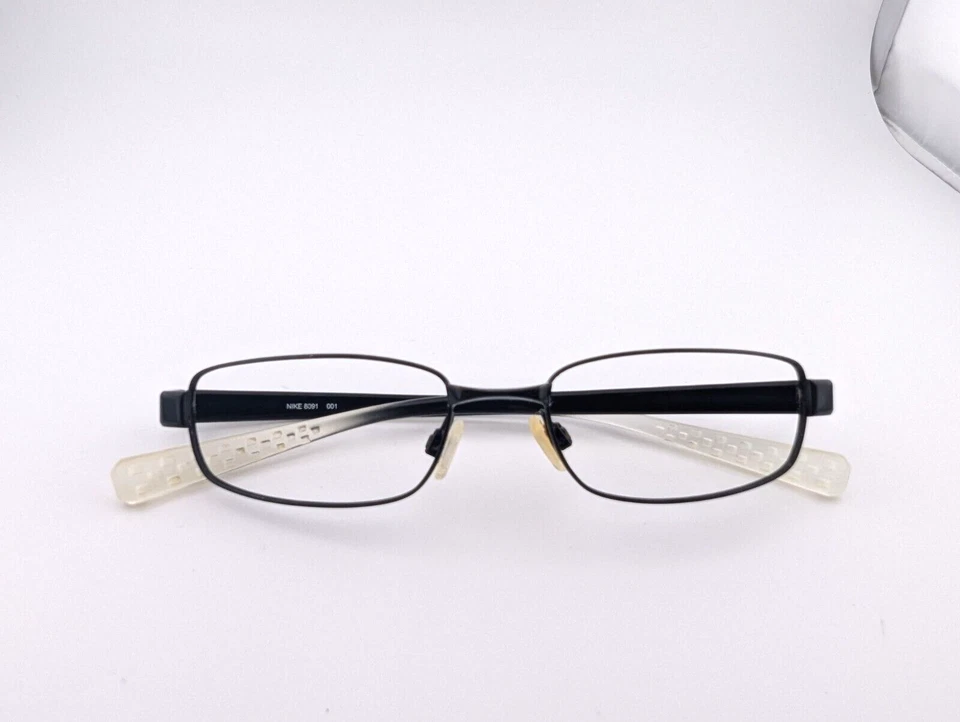 Monturas para gafas Nike solamente, NIKE 8091 001, 51-17, gris/blanco Foto 1 de 4
