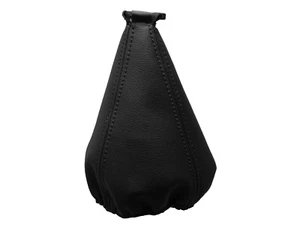 Manguito de cambios de hilo negro cuero auténtico para FIAT PANDA III 2012-2018 - Imagen 1 de 1