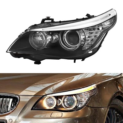 Fits 08-10 BMW E60 E61 528i 535i Xenon/HID Projector Headlight w/AFS Left Side - Изображение 1 из 4