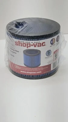 Shop-Vac Small Ultra Web Cartridge Filter 5.5 Gal Fits Shop-Vac Brand 3.5 Gal - Image 1 of 4