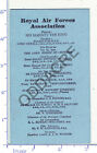 Royal Air Forces Association Membershio Card 1949 Marylebone Cooper Albany St