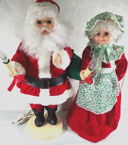 Weihnachten Weihnachtsmann und Mrs. Animated Lights Motionettes Animated 24" 1995 - Bild 1 von 15