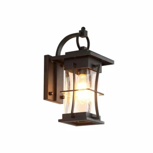 Outdoor Wall Lantern Exterior Porch Wall Mount Sconce Waterproof	Light 110V-240V - Picture 1 of 10