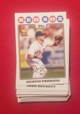 2008 Topps Boston Red Sox Team COMPLETE YOUR SET (#BOS1-#BOS14) PICK A CARD