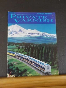 Barniz privado edición 19 1988 marzo abril revista de vagones de ferrocarril de propiedad privada - Imagen 1 de 3