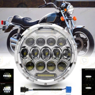 Faro LED de 7 pulgadas para motocicleta Honda CB750C CB900C personalizado 1980 1981 1982 Foto 1 de 4