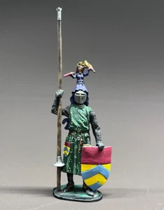 ⭐️Ulrich Liechtenstein GermanyTin Knight Soldiers figurine PAINTED. 54mm 1/32⭐️ - Picture 1 of 6