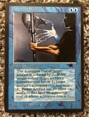 Magic the Gathering Antiquities Power Artifact MTG MP Moderate Play - Image 1 of 2