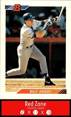 1992 Bowman - #168 Billy Ashley NM Set Break. - Image 1 of 2