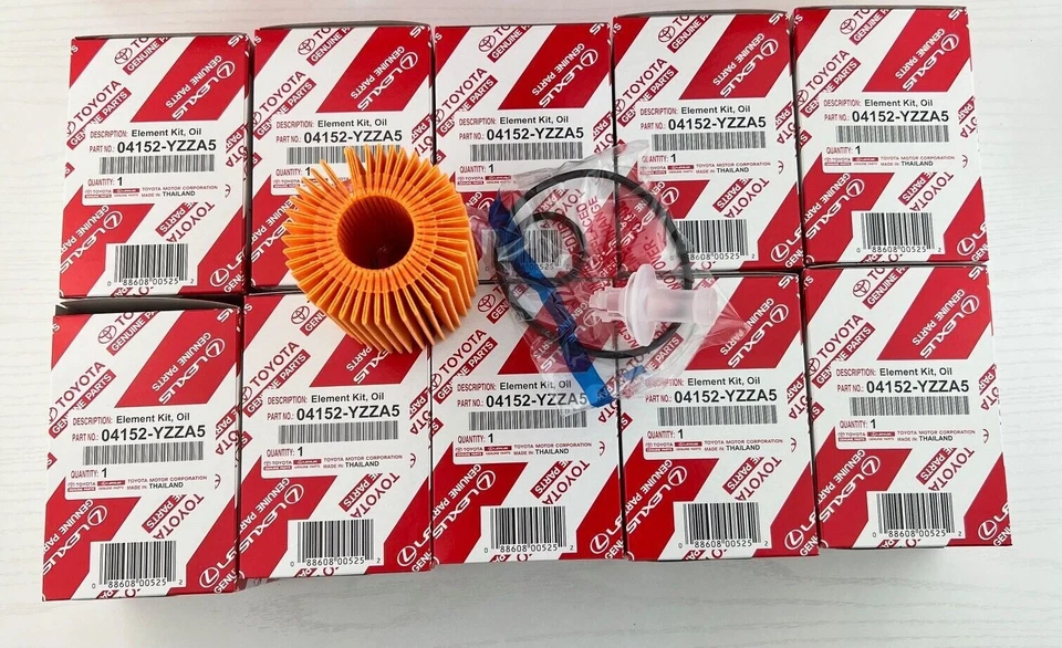 SE ADAPTA A TOYOTA 4RUNNER, JUEGO DE (10) FILTROS DE ACEITE TUNDRA EMPAQUETADOS OEM 04152-YZZA5 Foto 1 de 1