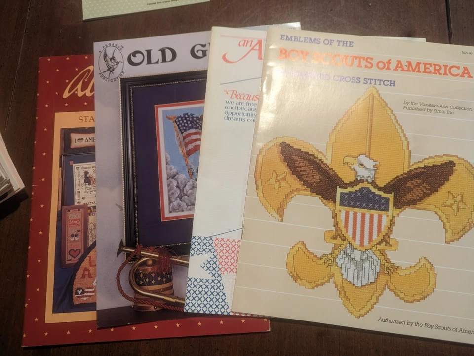 cross stitch patterns of patriotic themes - Image 1 of 1