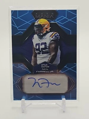NEIL FARRELL JR. 2022 Wild Card Mania AUTO #AM-H12 Rookie RC LSU Raiders - Image 1 of 4