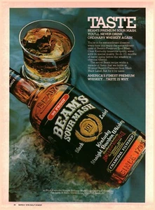 1979 VINTAGE DRUCK AD - JAMES BEAM ..BEAM'S SOUR MASH WHISKEY AD JIM BEAM - Bild 1 von 1