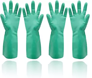 Reusable Kitchen Cleaning Gloves with Latex Free, Non-Slip Design Heavy Duty Glo - Picture 1 of 12