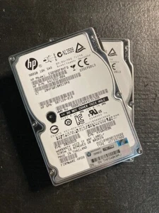 (LOT of 2) HP/Hitachi 900GB 10K RPM SAS HDD 2.5" 6Gb/s 0B26029 100% Health - Picture 1 of 3