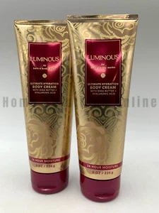 Bath & Body Works Luminous Ultimate Hydration Shea Butter Cream S/2 8 Oz #9033A - Picture 1 of 1