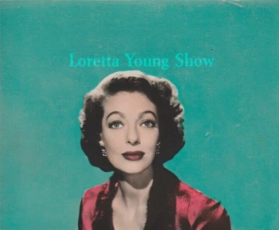 Original NBC Telop Bump Card Promo Photo 1950's Loretta Young DBW # 8 - Image 1 of 3