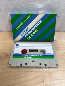 CINTA DE CASETE EN BLANCO TDK MAVERICK MC90 DE COLECCIÓN - NUEVA - Imagen 1 de 6